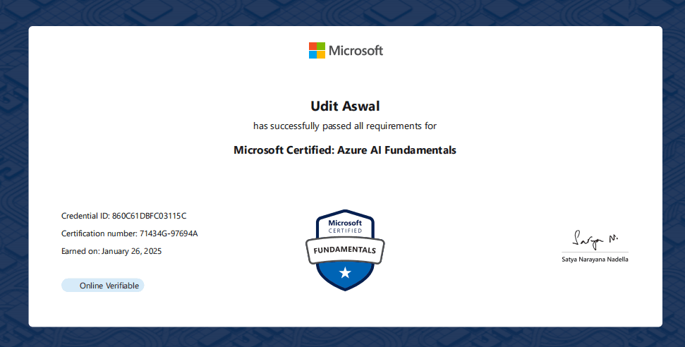 AI-900 Azure AI Fundamentals
